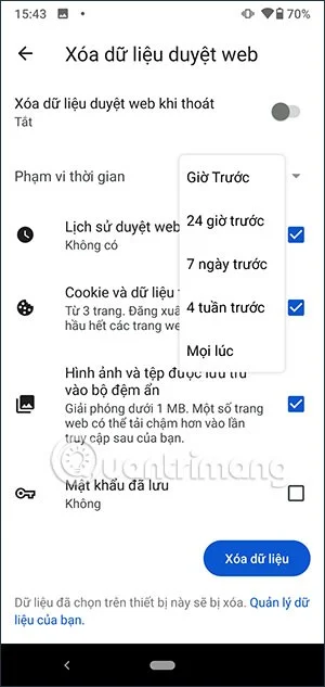 Kako izbrisati zgodovino brskanja na telefonu Android