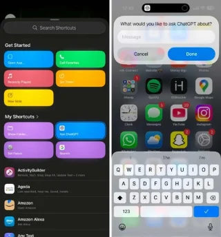 Sådan åbner du ChatGPT med handlingsknappen på iPhone