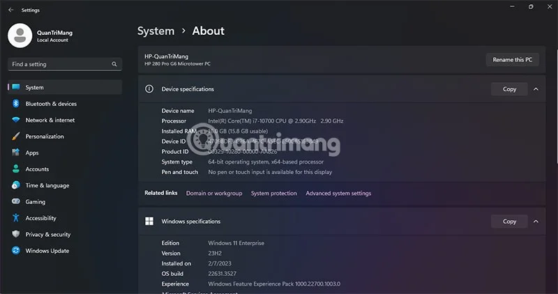Hogyan tekintheti meg egyszerűen és gyorsan a számítógép konfigurációját