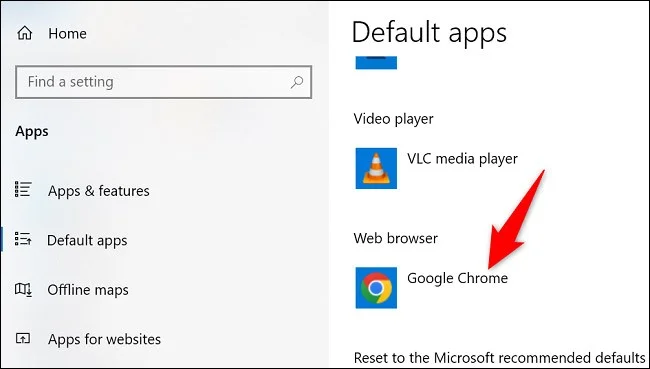 Sådan ændrer du standardbrowseren i Windows 10