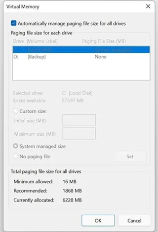 Kako odpraviti napako vstavljanja podatkov jedra v sistemu Windows