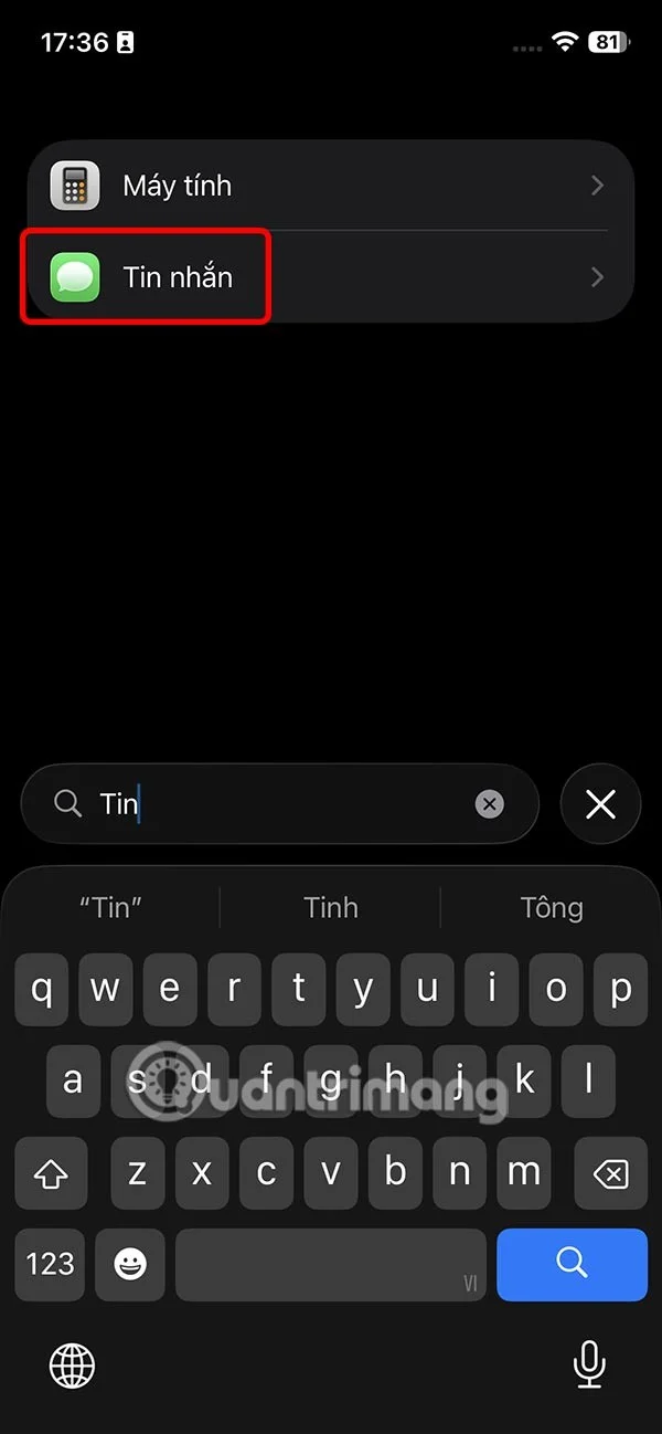 Instruktioner til at slå beskedbaggrund fra på iPhone