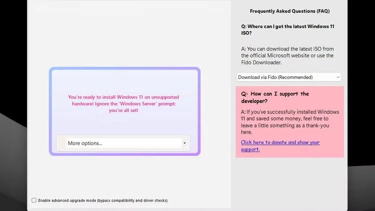 Jak použít Flyby11 k instalaci Windows 11 na starý počítač