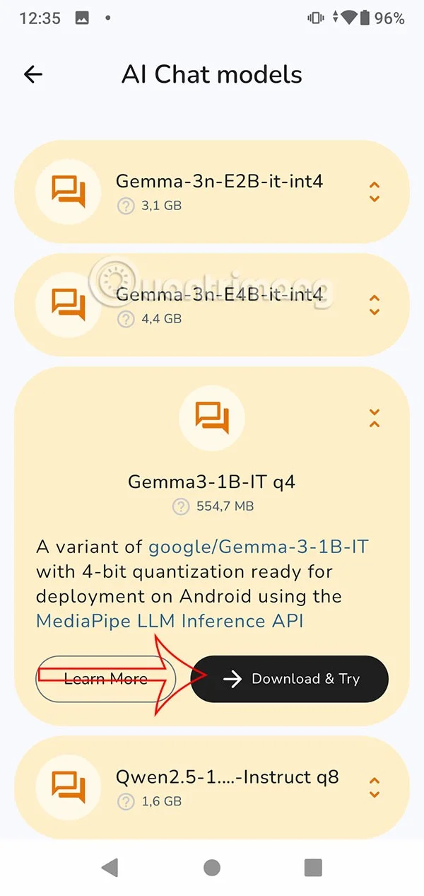 Nasveti za uporabo klepetalnega robota z umetno inteligenco brez internetne povezave
