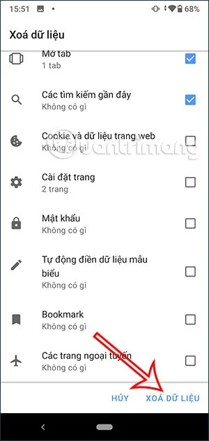 Kako izbrisati zgodovino brskanja na telefonu Android