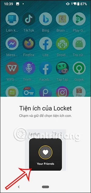 Kako uporabljati pripomoček Locket za Android Kako uporabljati pripomoček Locket za Android