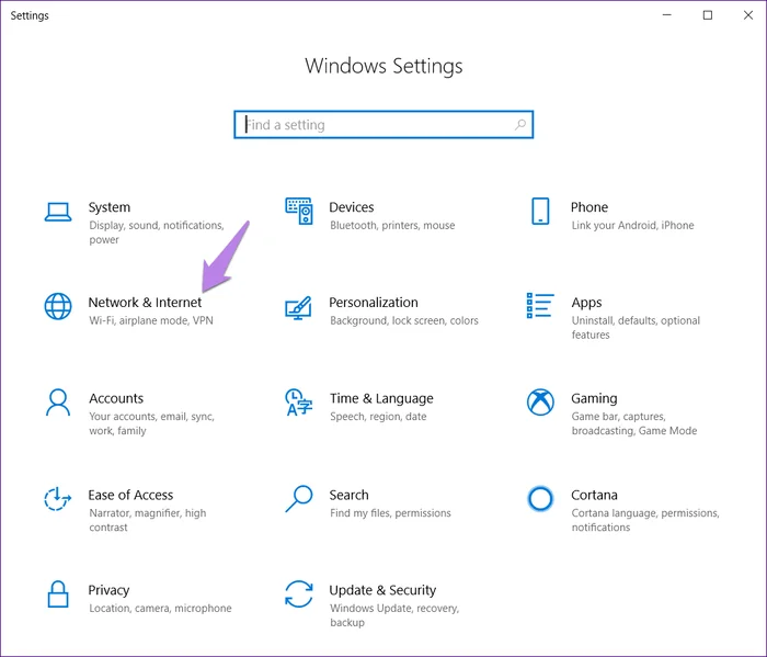 Sådan rettes fejlen "Netværksadapter ikke fundet" i Windows 10