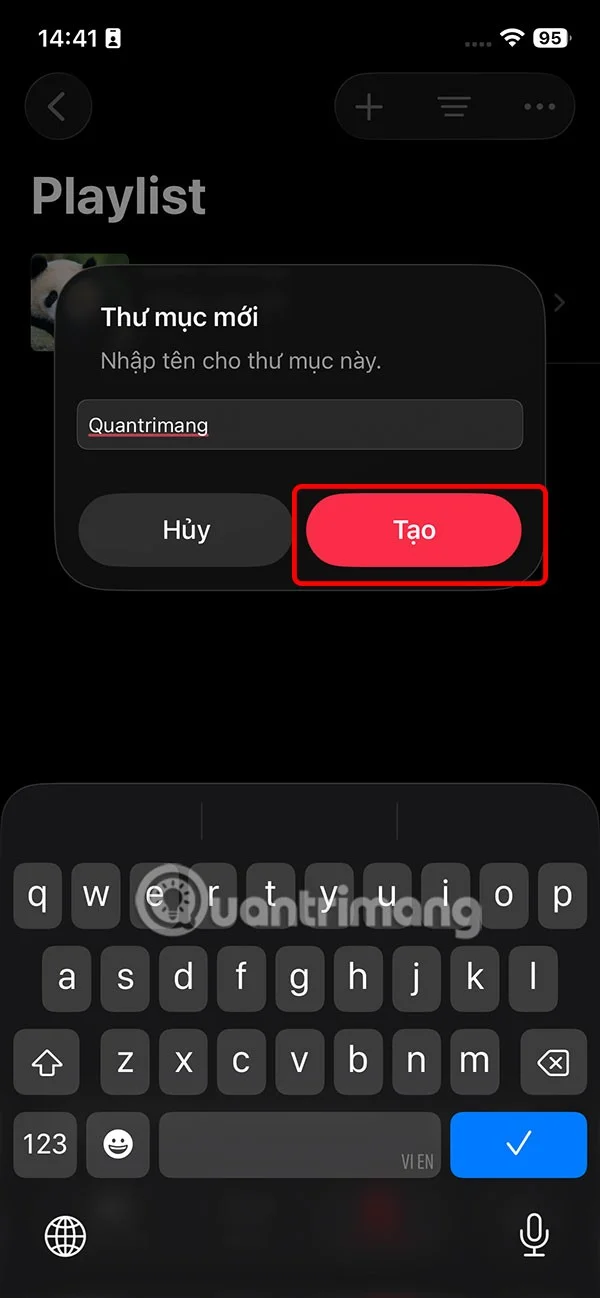 Apple Music -soittolistakansion luominen