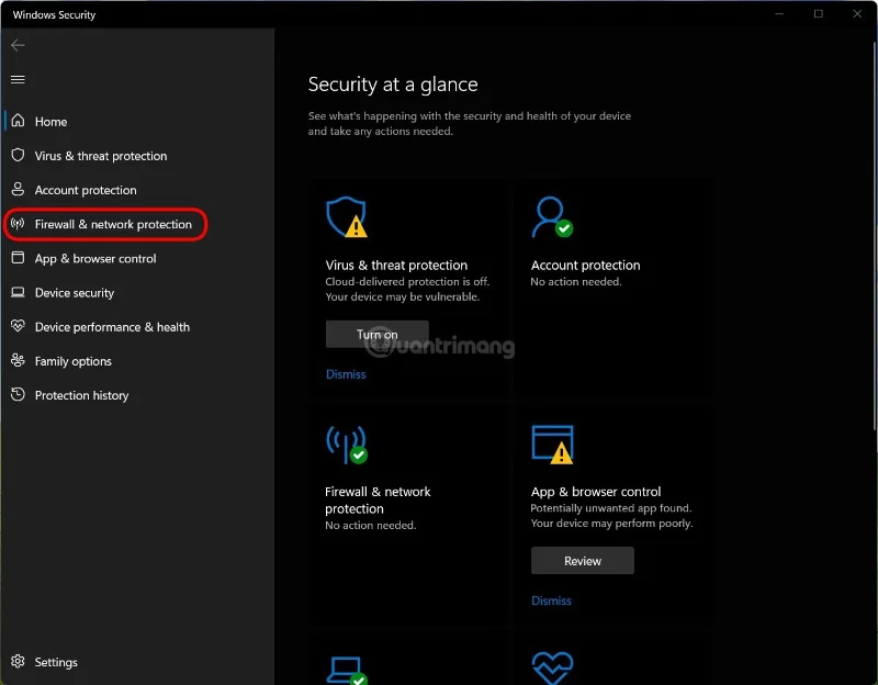 3 способи вимкнути брандмауер Windows 11