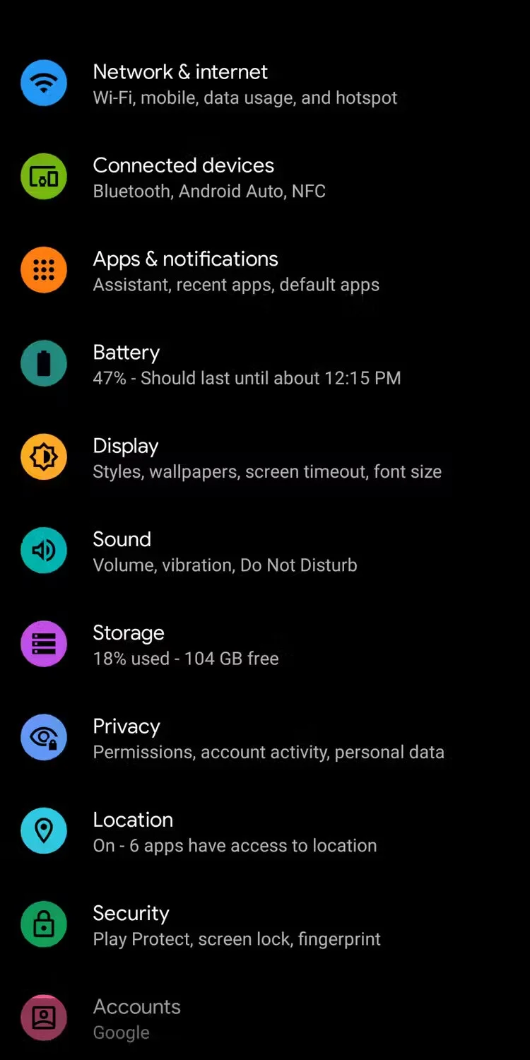 Hogyan javítsuk ki a fekete képernyőt az Androidon