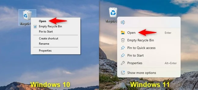 11 způsobů, jak otevřít Koš ve Windows