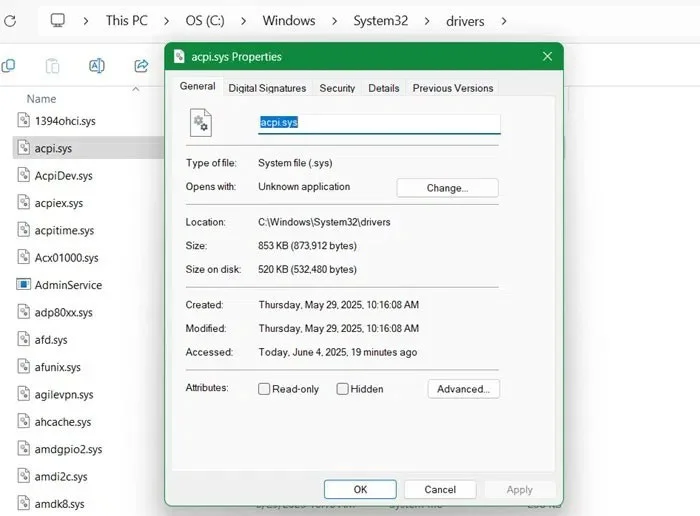 Rettelse af Windows-fejlkode 0xc0000098: Sikkerhedskopier ACPI.sys for at forhindre opstartsfejl