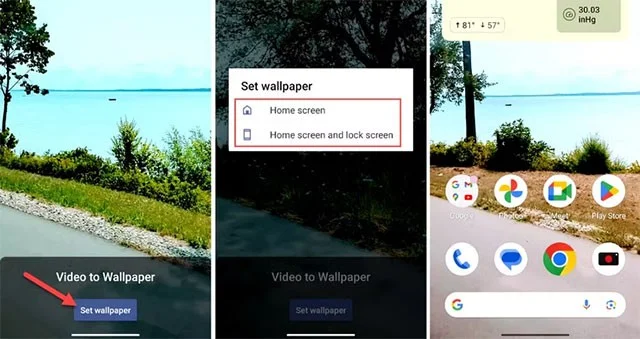 Navodila za pretvorbo videoposnetkov v čudovita ozadja na telefonih Android