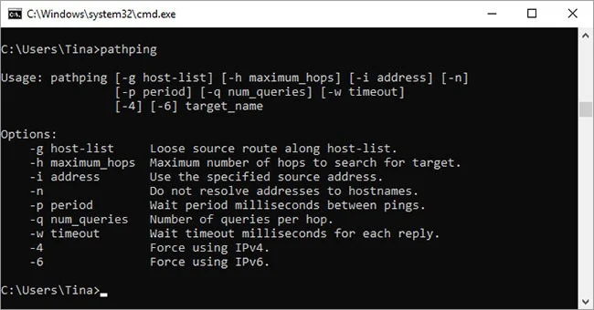 Povzetek pogostih ukazov Zaženi CMD