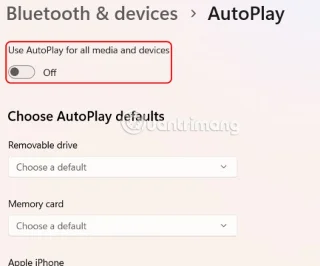 3 způsoby, jak povolit a zakázat automatické přehrávání ve Windows 11