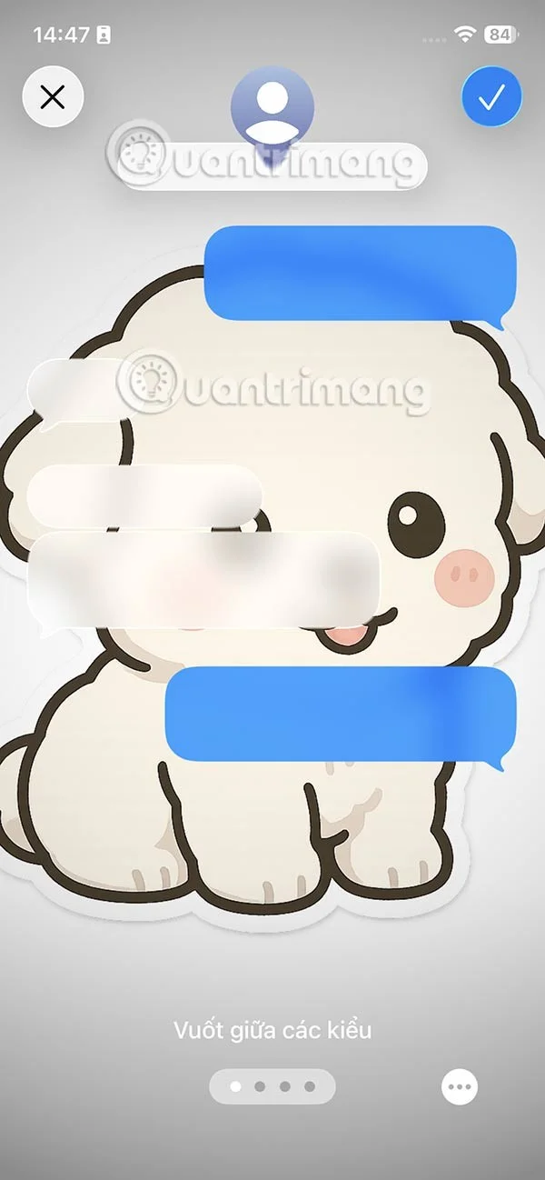 Sådan ændrer du beskedbaggrund på iPhone