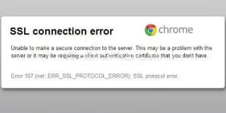 Помилка підключення SSL у Chrome {вирішено}