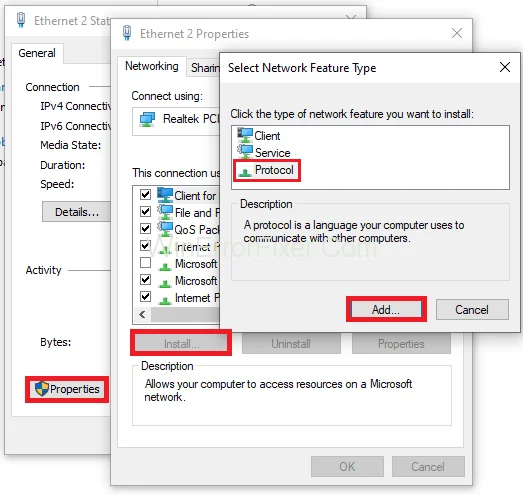 Ethernet neturi galiojančios IP konfigūracijos {Solved}