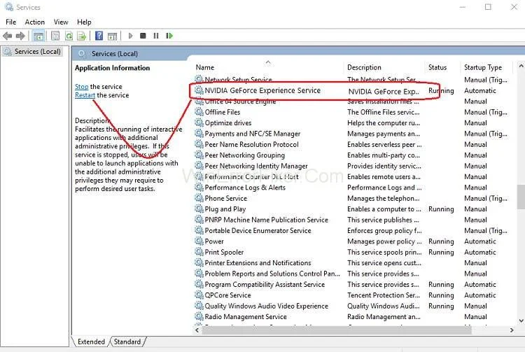 Gabim NVIDIA GeForce Experience që nuk funksionon {Zgjigjur}