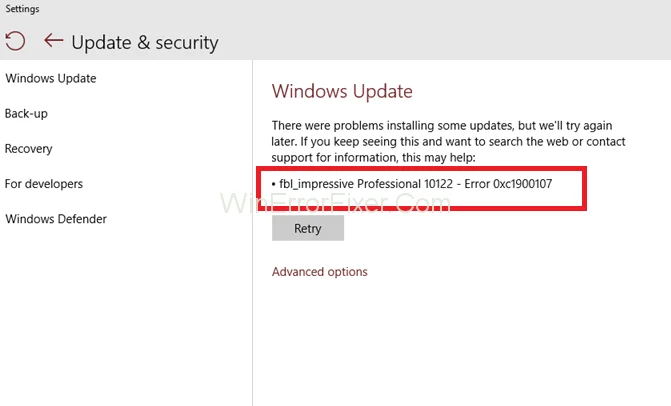 Naujovinimo klaida 0xc1900107 sistemoje „Windows 10“, 8.1, 7 {Išspręsta}