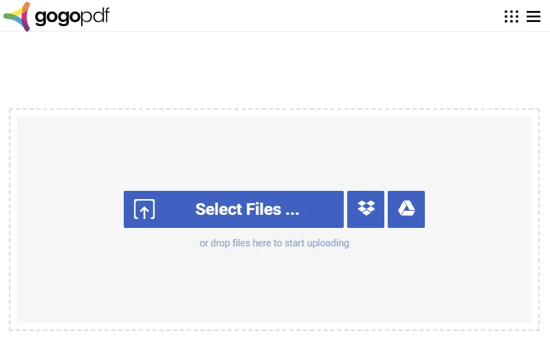 Как да разделите PDF с GogoPDF