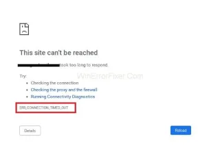 Err_Connection_Timed_Out Error v Chrome {Solved}