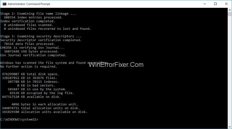 Kas yra CHKDSK, kaip jį paleisti ir išspręsti jo naudojimo problemas