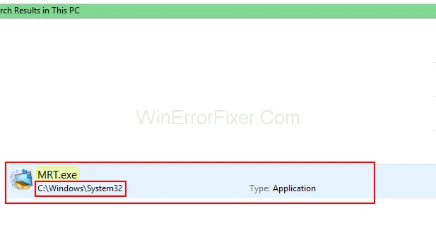 Τι είναι το MRT.exe Windows Process, είναι ασφαλές;