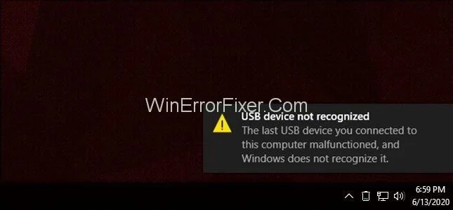 Помилка USB-пристрій не розпізнається в Windows 10 {вирішено}