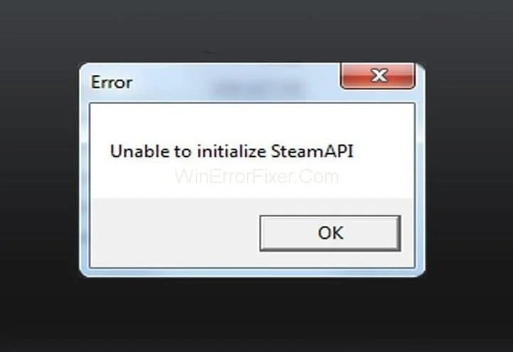 Nepavyko inicijuoti Steam API klaida {Solved}