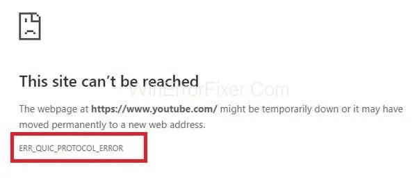 ERR_QUIC_PROTOCOL_ERROR naršyklėje Chrome {Solved}