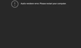 Chyba vykreslování zvuku – Restartujte prosím počítač {Vyřešeno}