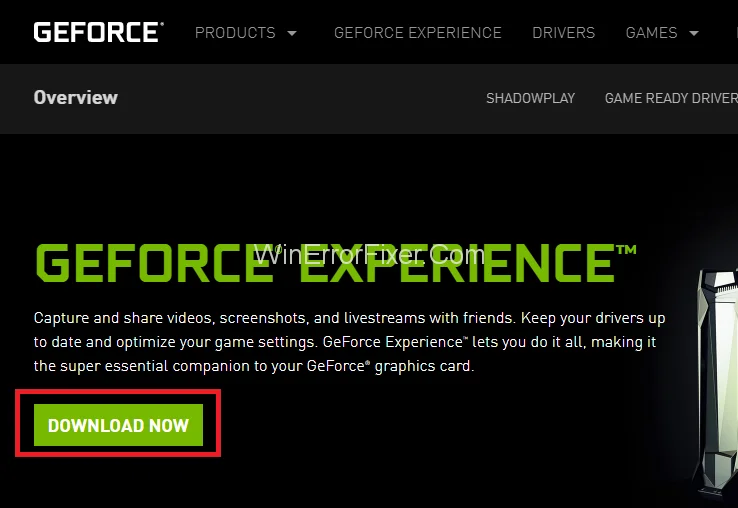 Gabim NVIDIA GeForce Experience që nuk funksionon {Zgjigjur}