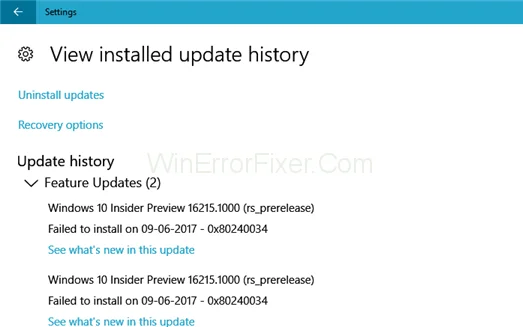 Помилка Windows Update 0x80240034 {вирішено}