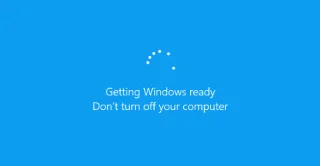 A Windows előkészítése, ne kapcsolja ki számítógépét