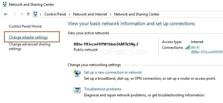 ERR_NETWORK_CHANGED Chrome'is {Solved}