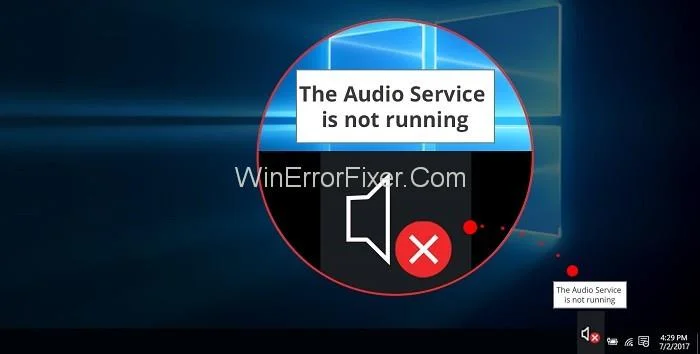 Garso paslauga neveikia „Windows 10“ {Solved}