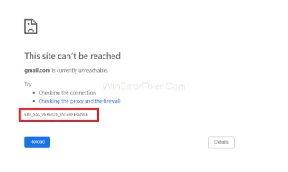 ERR_SSL_VERSION_INTERFERENCE Грешка в Chrome