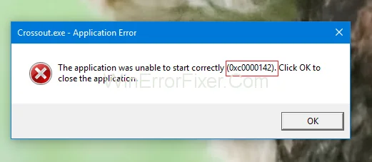 Programos klaida 0xc0000142 sistemoje „Windows 10“ {Solved}