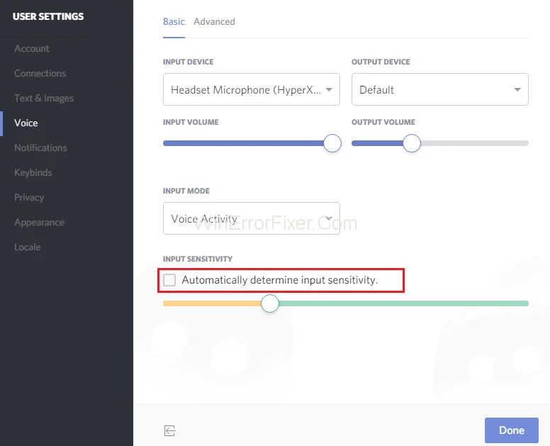 Discordi mikrofon ei tööta Windowsis ja Androidis {Lahendatud}