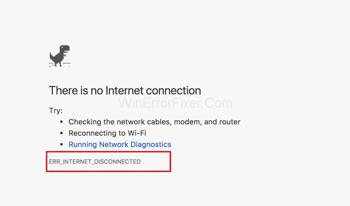 ERR_INTERNET_DISCONNECTED Грешка {Solved}