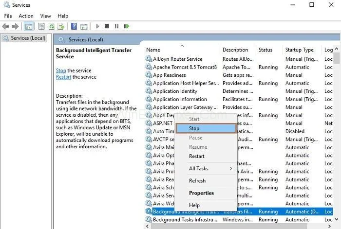 Teenuse hosti kohaliku süsteemi kõrge ketta protsessor ja mälukasutus [lahendatud]