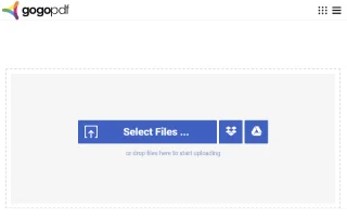 Как да разделите PDF с GogoPDF