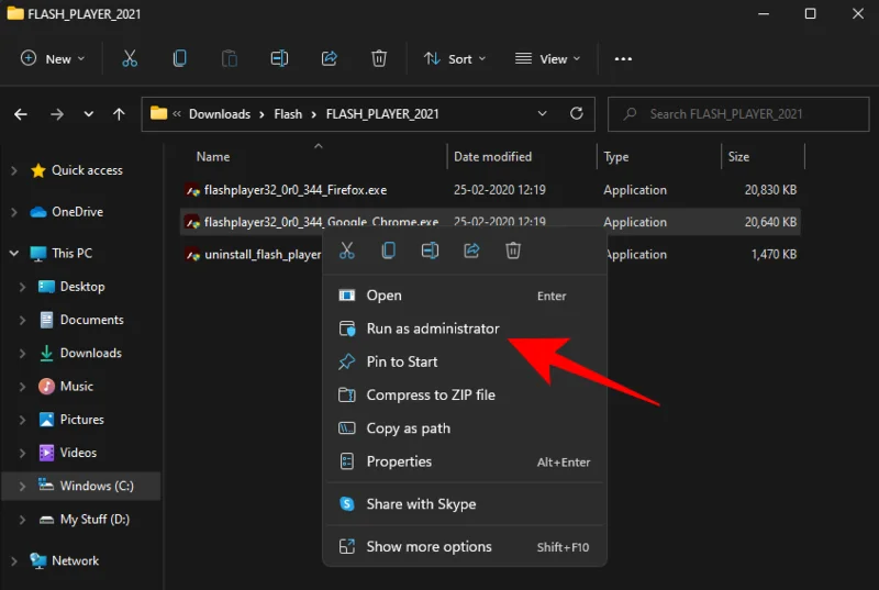 Kako odblokirati Adobe Flash Player v sistemu Windows 11