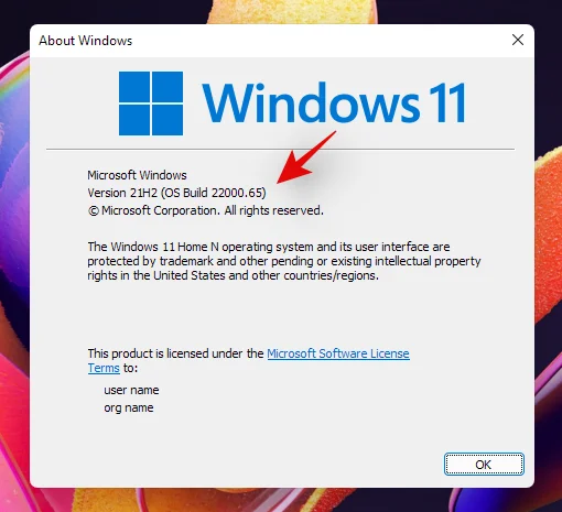 Kako preveriti različico sistema Windows 11