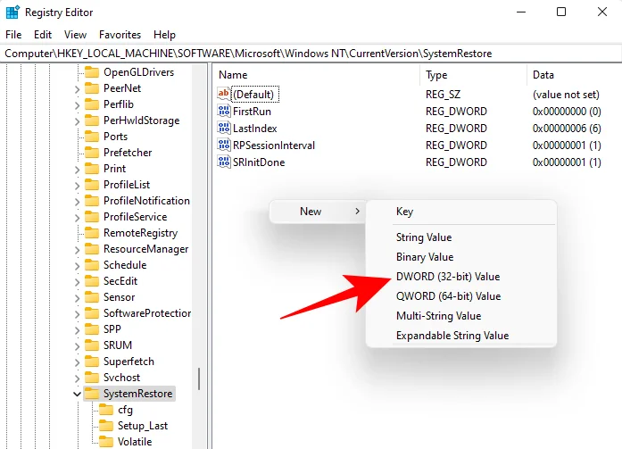 Hvernig á að búa til endurheimtarpunkt í Windows 11