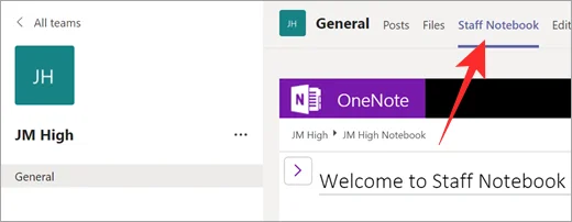 Kako dodati in uporabljati OneNote v Microsoft Teams
