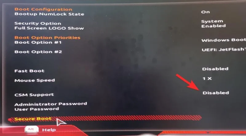 Kako omogočiti TPM 2.0 in varen zagon v BIOS-u za Windows 11