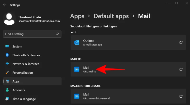 Google Chrome'i määramine Windows 11 vaikebrauseriks