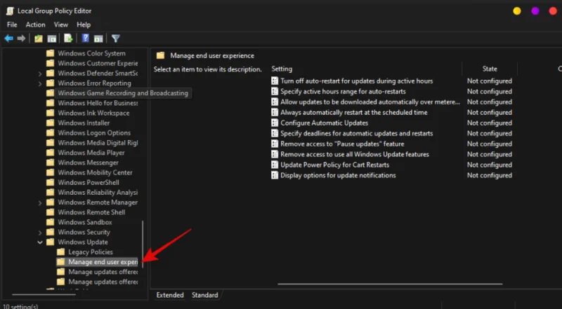 Hvernig á að loka á Windows 11 uppfærslu með GPO